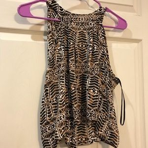 Brown and beige Blouse